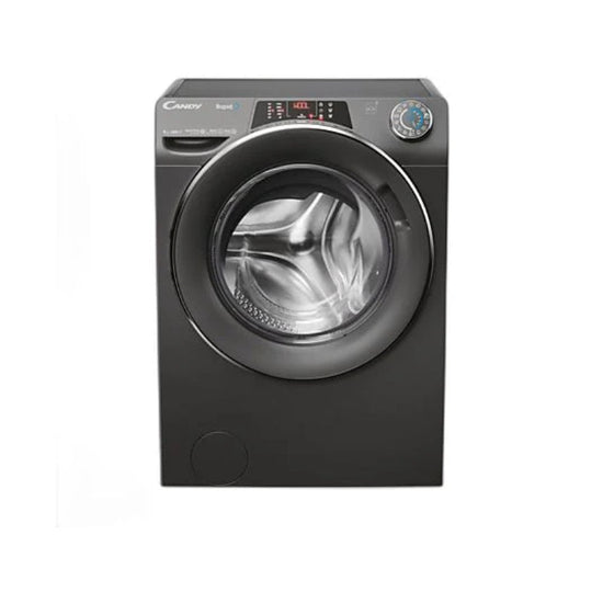 Lavadora Candy RapidÓ RO1484DWMCRT/1-S, Carga Frontal, 8 kg, 1400 rpm, Clase A, Motor Inverter, Wi-Fi, Antracita