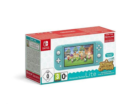 Nintendo Switch Lite, Azul, 32 GB + Animal Crossing: New Horizons (Código Digital)