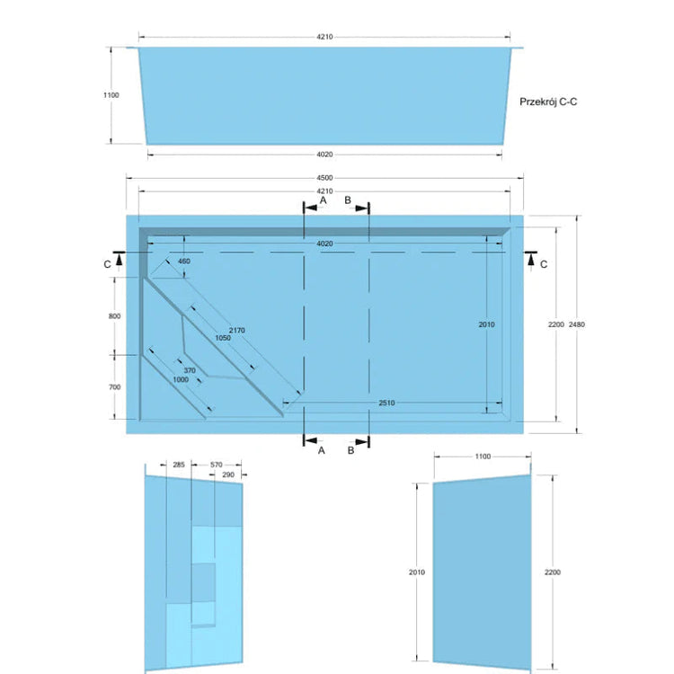 PISCINA ELEVADA WPC