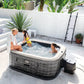 Spa Hinchable INTEX PureSpa Carbone – 6 Personas – 6 Jets + 140 Burbujas – Wi-Fi – Sal