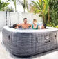 Spa Hinchable INTEX PureSpa Ardoise – 6 Personas – 170 Burbujas – Wi-Fi – LED – Sal