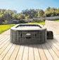 Spa Hinchable INTEX PureSpa Ardoise – 6 Personas – 170 Burbujas – Wi-Fi – LED – Sal