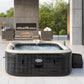 Spa Hinchable INTEX PureSpa Ardoise – 6 Personas – 170 Burbujas – Wi-Fi – LED – Sal