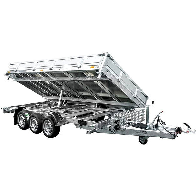 Remolque basculante hidráulico 3 ejes 6m 3500kg UNITRAILER TASKER