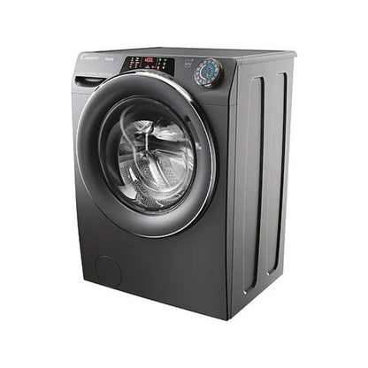 Lavadora Candy RapidÓ RO1484DWMCRT/1-S, Carga Frontal, 8 kg, 1400 rpm, Clase A, Motor Inverter, Wi-Fi, Antracita