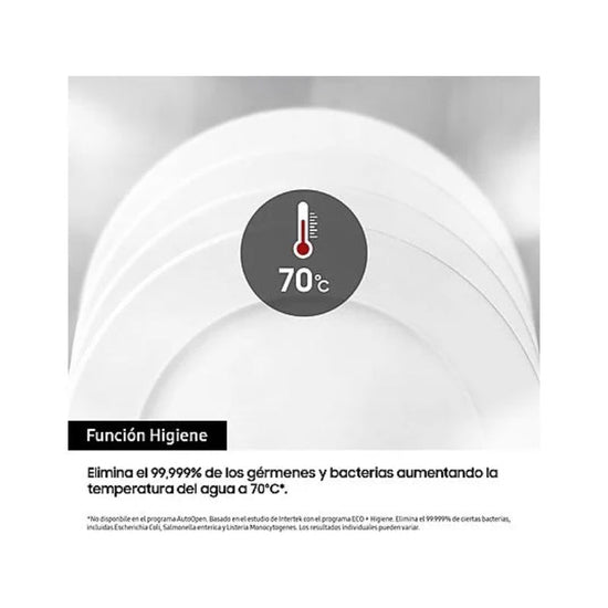 Lavavajillas Samsung DW60A6092FS/ET, Libre Instalación, 60 cm, 14 Cubiertos, Clase D, Bandeja de Cubiertos, Inox