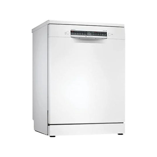 Lavavajillas Bosch SMS4EMW06E Serie 4, Libre Instalación, 60 cm, 14 Servicios, Clase B, Home Connect, Blanco