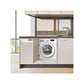 Lavadora-Secadora Hisense WD3M841BWIES, Integrable, 8 kg + 6 kg, 1400 rpm, Clase E/B, Motor Inverter