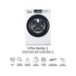Lavadora Haier HW100-BP14929A-S I-Pro Serie 1, Carga Frontal, 10 kg, 1400 rpm, Clase A, Motor Inverter, Negro