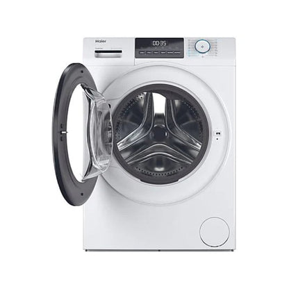 Lavadora Haier HW80-BP14929A-S I-Pro Serie 1, Carga Frontal, 8 kg, 1400 rpm, Clase A, Motor Inverter, 48 cm, Blanco