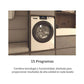 Lavadora Haier HW80-BP14929A-S I-Pro Serie 1, Carga Frontal, 8 kg, 1400 rpm, Clase A, Motor Inverter, 48 cm, Blanco