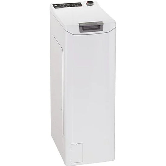 Lavadora Hoover THOS2856TM4-S, Carga Superior, 8,5 kg, 1400 rpm, Clase B, Motor Inverter, Wi-Fi, Blanco