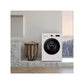 Lavadora LG F4X1009NWK, Carga Frontal, 9 kg, 1400 rpm, Clase A, AI Direct Drive™, Vapor, Wi-Fi, Blanco Marfil