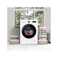 Lavadora LG F4X1009NWK, Carga Frontal, 9 kg, 1400 rpm, Clase A, AI Direct Drive™, Vapor, Wi-Fi, Blanco Marfil