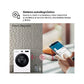 Lavadora LG F4X1009NWK, Carga Frontal, 9 kg, 1400 rpm, Clase A, AI Direct Drive™, Vapor, Wi-Fi, Blanco Marfil