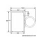 Lavadora Bosch WUU28T63ES, Carga Frontal, 8 kg, 1400 rpm, Clase A, Motor EcoSilence, Blanco