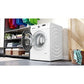 Lavadora Bosch WUU28T63ES, Carga Frontal, 8 kg, 1400 rpm, Clase A, Motor EcoSilence, Blanco