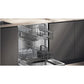 Lavavajillas Siemens SN63HX16TE iQ300, Integrable, 60 cm, 13 Servicios, Clase D, Home Connect, VarioSpeed+