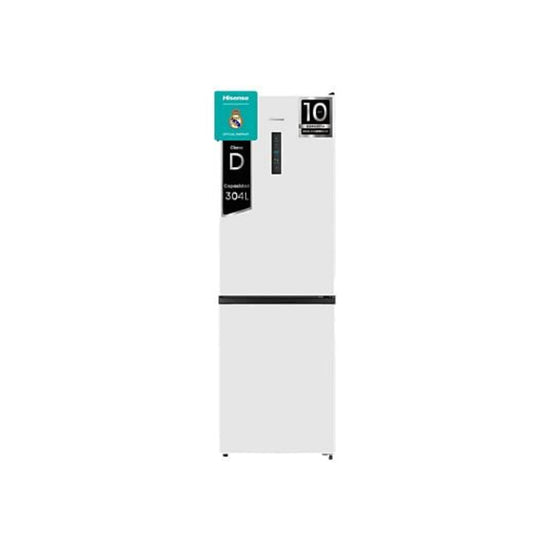 Frigorífico Combinado Hisense RB390N4DWD, 304 L, Total No Frost, Dual-Tech, Clase D, 59 cm, Blanco