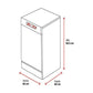Lavavajillas Bosch SMS25AW05E Serie 2, Libre Instalación, 60 cm, 12 Servicios, Clase E, Blanco