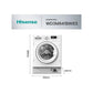 Lavadora-Secadora Hisense WD3M841BWIES, Integrable, 8 kg + 6 kg, 1400 rpm, Clase E/B, Motor Inverter