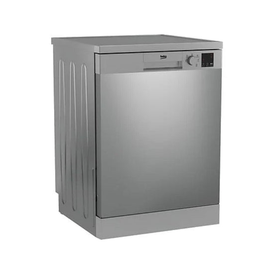 Lavavajillas Beko DVN05320X, Libre Instalación, 60 cm, 13 Servicios, Clase E, Quick & Shine, Inox
