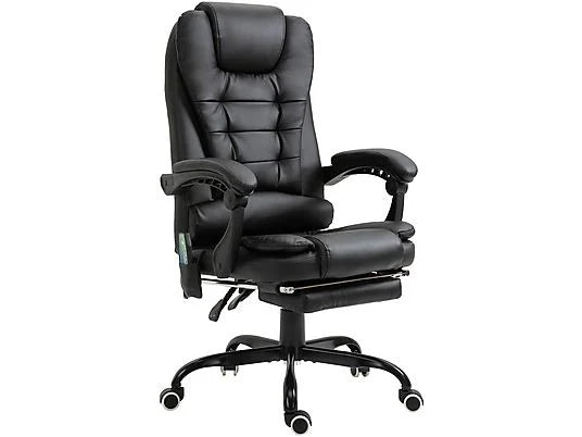 Silla de Masaje Vinsetto 921-342V91BK, 79 cm, 121 cm Alto, Negro