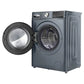 Lavadora CHIQ CFL100-14586IM3XA Space PRO, Carga Frontal, 10 kg, 1400 rpm, Clase A, Motor Inverter, Gris Oscuro