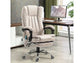 Silla de Masaje Vinsetto 921-246V91CW, 70 cm, 120 cm Alto, Crema