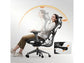 Silla de Oficina SENSE7 Nobu, Hasta 130 kg, Respaldo 76 cm, Gris Oscuro/Negro
