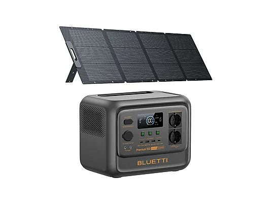 Estación de Energía BLUETTI KIT Premium 100 V2 + PV200, 1024 Wh, 1800 W, LiFePO4, IP65, Wi-Fi, App