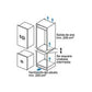 Congelador de Bajo Encimera Bosch GIV11AFE0, 72 litros, Integrable, Blanco