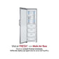 Congelador vertical LG GFM61MBCSF, 324 litros, 186 cm, Total No Frost, acero inoxidable anti-huellas.