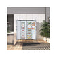 Congelador vertical LG GFM61MBCSF, 324 litros, 186 cm, Total No Frost, acero inoxidable anti-huellas.
