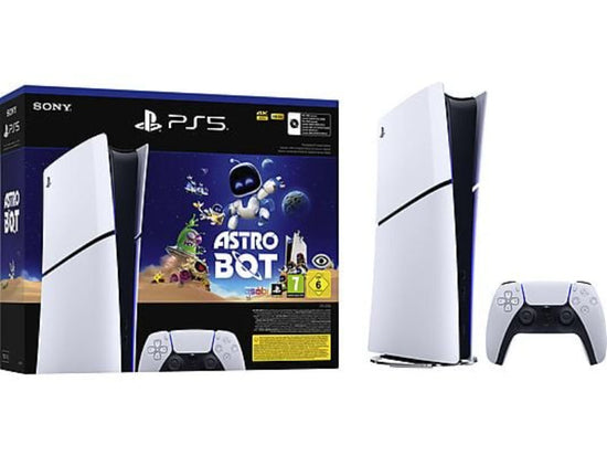Consola PS5 Sony PlayStation 5 Digital Edition Slim Astro Bot, 1 TB, Blanca