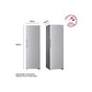Frigorífico LG GLM71MBCSF, 1 Puerta, 386 L, Total No Frost, Clase D, Inox