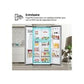 Frigorífico Americano LG GSLC41PYPE, 638 L, Total No Frost, Dispensador sin Conexión a Red, Inox