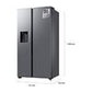 Frigorífico Americano Samsung Bespoke AI RS70F64KETEF, 640 L, No Frost, Clase E, Inox