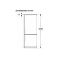 Frigorífico Combinado Bosch KGN392WCF, 363 L, Total No Frost, 203 cm, Clase C, Blanco