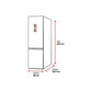 Frigorífico Combinado Bosch KGN397ICT, 363 L, Total No Frost, VitaFresh XXL, 203 cm, Clase C, Inox