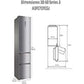Frigorífico Combinado Haier 3D 60 Serie 3 A3FE737CGJ, 371 L, Total No Frost, Clase E, Inox