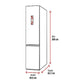 Frigorífico Combinado Haier 3D 60 Serie 3 A3FE737CGJ, 371 L, Total No Frost, Clase E, Inox