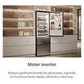 Frigorífico Combinado Haier 3D 60 Serie 5 HTW5618CNMG, 360 L, Total No Frost, Clase C, Inox