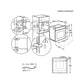 Horno AEG GS6PB51FAB, 71 L, Multifunción, Pirólitico, Negro