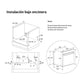 Horno Multifunción LG WSED7613S, 76 L, Integrable, Pirólitico, EasyClean™, ThinQ™, Acero Inoxidable, 59,2 cm