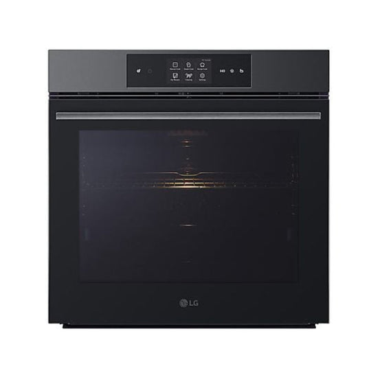 Horno a Vapor LG WSED7665B, 76 L, Multifunción, Pirólitico + Vapor, Acero Negro Mate