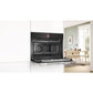 Horno Compacto Bosch CBG7741B1, 47 L, Multifunción, Pirólitico, Negro/Acero Inoxidable