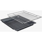 Horno Compacto Bosch CMG7761B1, Integrable, 45 L, Aire Caliente 4D, Pirólitico y Limpieza por Agua, Home Connect, Negro