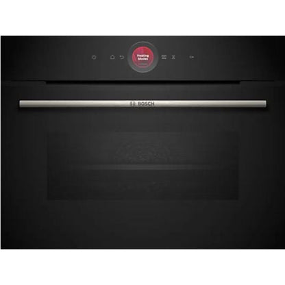 Horno Compacto Bosch CBG7741B1, 47 L, Multifunción, Pirólitico, Negro/Acero Inoxidable
