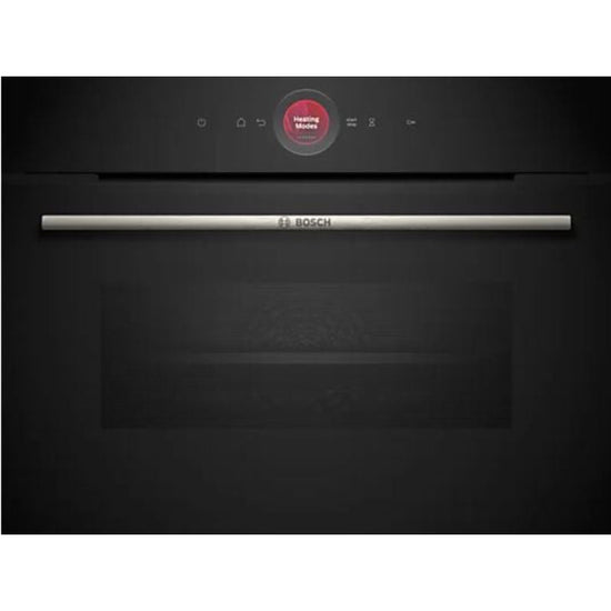 Horno Compacto Bosch CBG7741B1, 47 L, Multifunción, Pirólitico, Negro/Acero Inoxidable